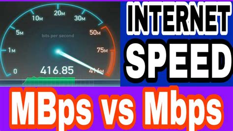 Mbps to MB/s: Demystifying Internet Speed