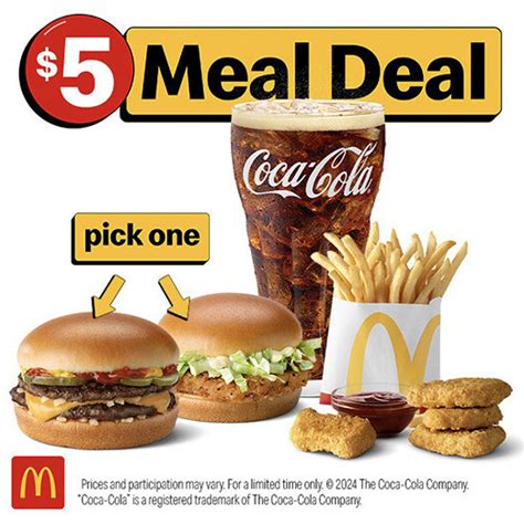 McDonald's $5 Meal Deal 2024: Your Cravings, Our Solutions