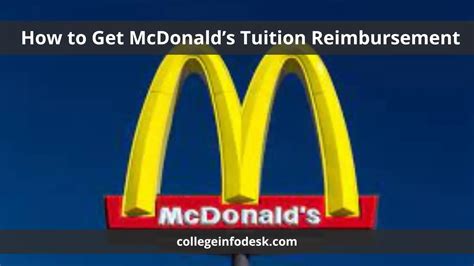 McDonald's Tuition Assistance: Empowering Employees to Pursue Education