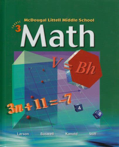 McDougal Littell Middle School Math Course 3 Student Edition © 2005 2005 Kindle Editon