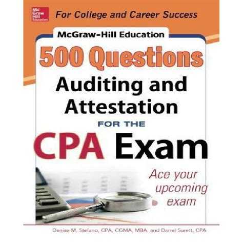 McGraw-Hill's 500 Auditing and Attestation Questions for the CPA Exam Epub