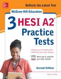 McGraw-Hill Education 3 HESI A2 Practice Tests Second Edition Epub