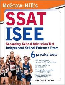 McGraw-Hill s SSAT ISEE Secondary School Admission Test Independent School Entrance Exam Epub