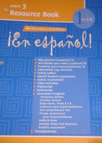 Mcdougal Littel En Espanol 1 Textbook Answers Reader