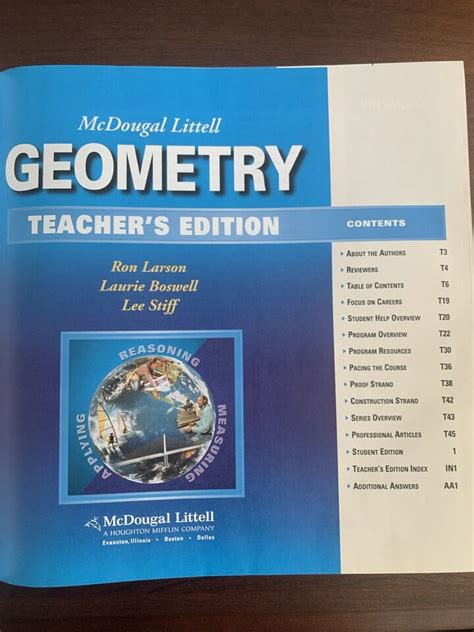 Mcdougal Littell Geometry 2004 Answer Key PDF