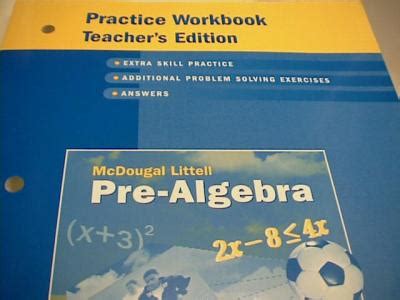Mcdougal Littell Pre Algebra Practice Workbook Answers Epub