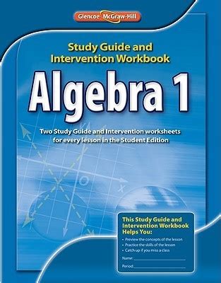 Mcgraw Hill Algebra 1 Study Guide Answers PDF