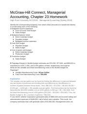 Mcgraw Hill Connect Managerial Accounting Answers Epub