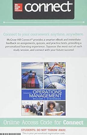 Mcgraw Hill Connect Operations Management Answer Key Reader