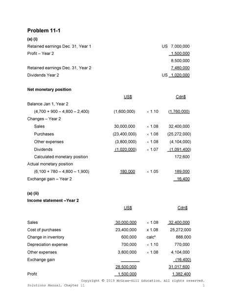 Mcgraw Hill Financial Accounting Ch 11 Solutions Epub