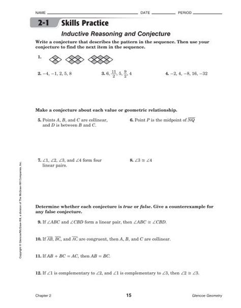 Mcgraw Hill Geometry Skills Practice Answer Key PDF