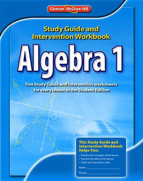 Mcgraw Hill Study Guide Answer Key Algebra1 Epub