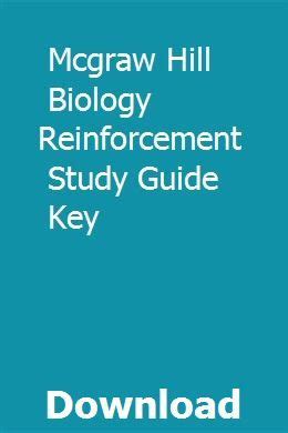 Mcgraw Hill Study Guide Reinforcement Biology Answer Key Doc