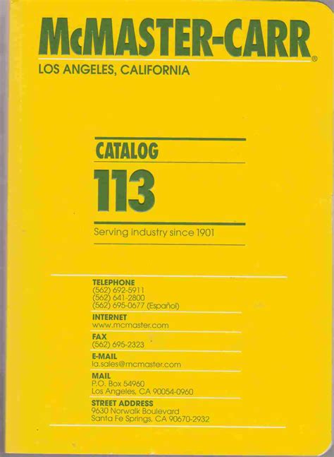 Mcmaster Carr Catalog 126