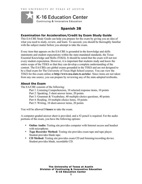 Mcps Spanish 3b Exam Review Answers Kindle Editon