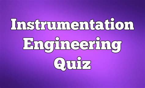 Mcq Instrumentation Engineering Answers Doc