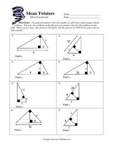 Mean Twisters Proportional Answers Doc