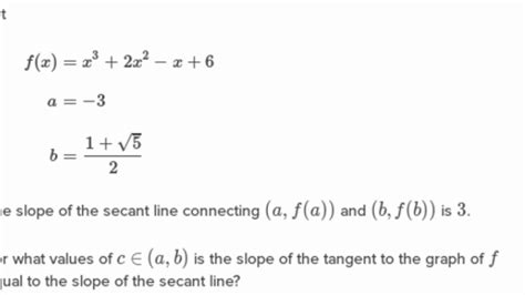 Mean Value Theorem Practice Problems: Master the Fundamental Theorem