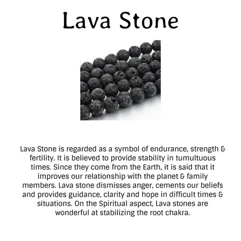 Meaning of Lava Stone