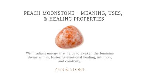 Meaning of Peach Moonstone: A Stone of Inner Peace and Healing