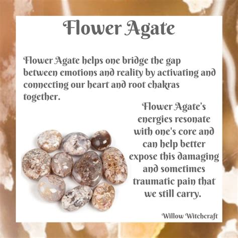 Meanings and Properties of Flower Agate