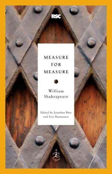 Measure for Measure Modern Library Classics Reader