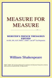 Measure for Measure Webster s Wolof Thesaurus Edition Kindle Editon