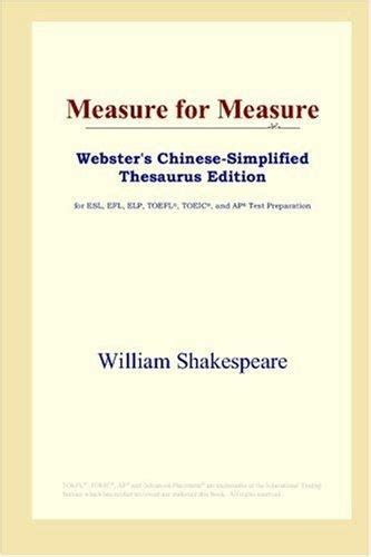 Measure for Measure Webster s Wolof Thesaurus Edition Kindle Editon