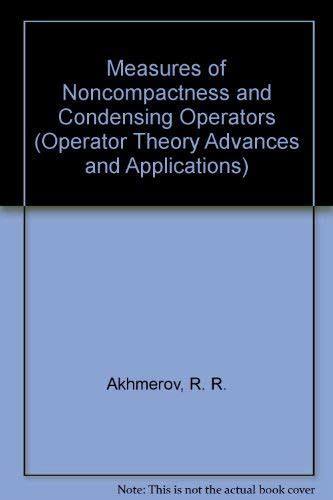 Measures of Noncompactness and Condensing Operators Reader