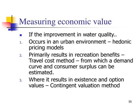 Measuring Economic Value