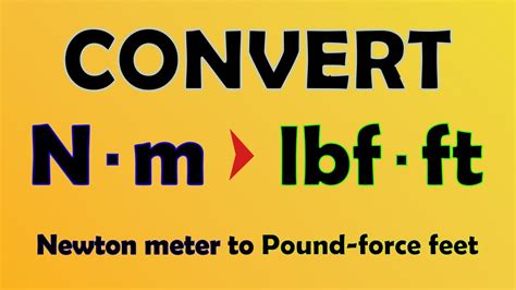 Measuring Torque in Foot-Pounds and Newton-Meters