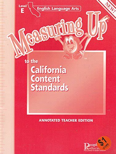 Measuring Up To The California Content Stards Answer Key Reader