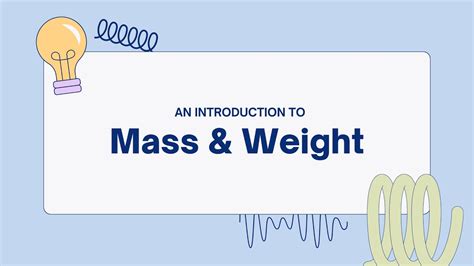 Measuring Weight: A Fundamental Concept