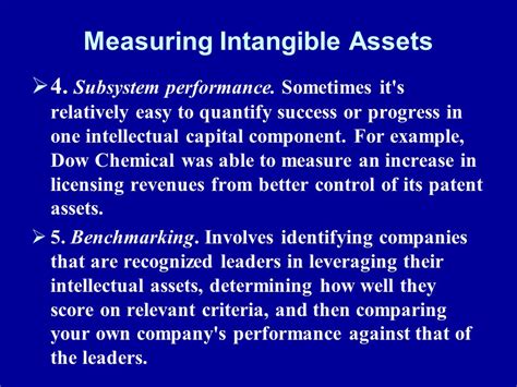 Measuring the Unmeasurable: Quantifying Intangible Assets