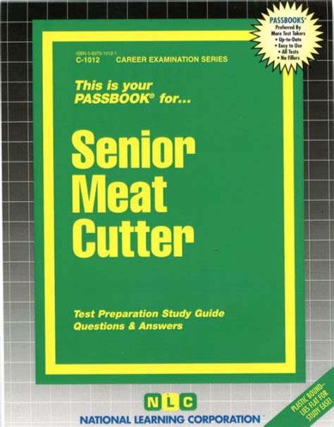 Meat CutterPassbooks Career Examination Passbooks Reader