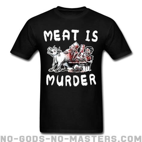 Meat is Murder Shirt: A Statement Against Animal Cruelty and Environmental Destruction