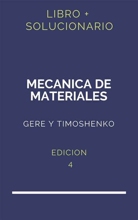 Mecanica De Materiales Timoshenko 4 Edicion Pdf Reader