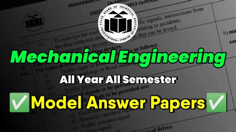 Mechanical Engineering Model Answer Paper Diploma1sameyster Epub