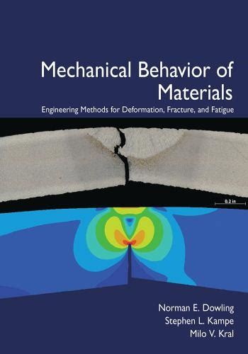 Mechanical behavior of materials engineering methods for deformation Reader