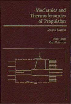 Mechanics And Thermodynamics Of Propulsion Solutions Pdf Epub