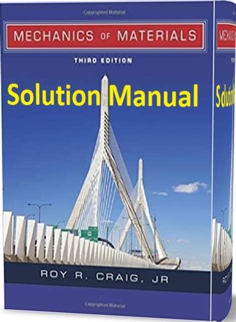 Mechanics Of Materials 3rd Edition Craig Solution Manual Pdf PDF