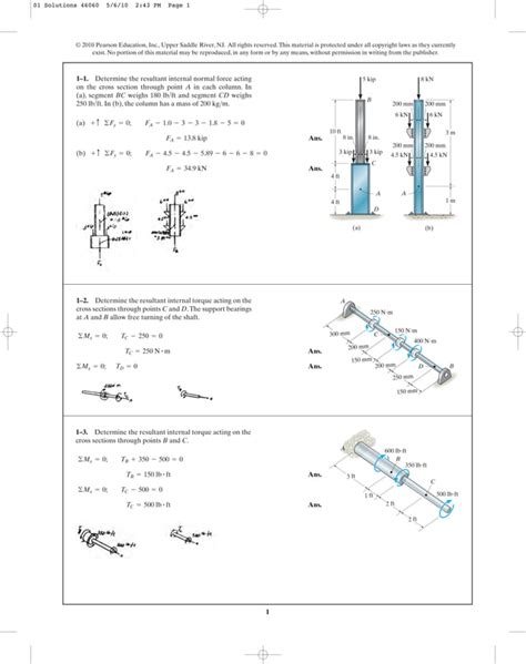 Mechanics Of Materials 8th Solutions Doc