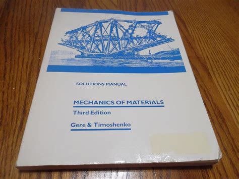 Mechanics Of Materials Solutions Manual Gere Timoshenko Doc