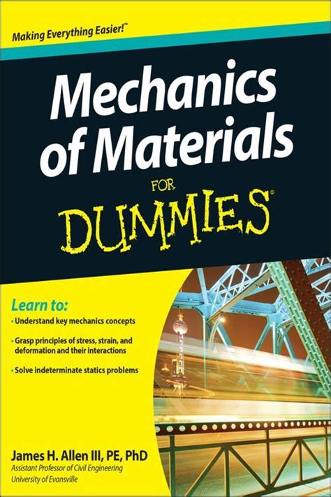 Mechanics.of.Materials.For.Dummies Ebook Epub