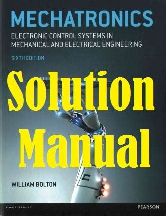 Mechatronics Bolton Solution Manual Reader