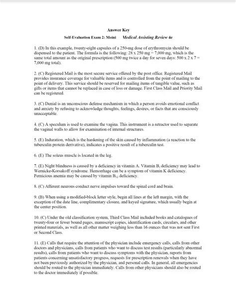 Medical Assisting Workbook Answers Chapter 36 Doc