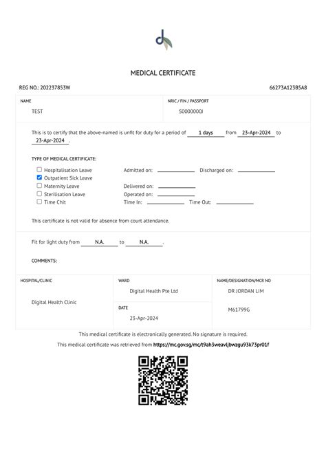 Medical Certificate Singapore: Your Guide to Official Health Documents in Singapore