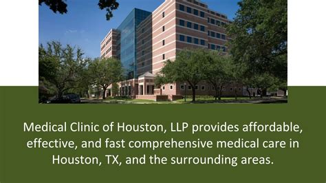 Medical Clinic of Houston LLP: Your Partner in Comprehensive Health Care