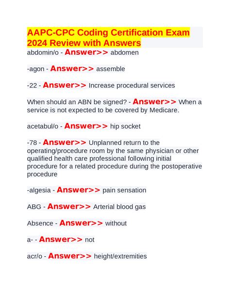 Medical Coding Training Aapc Section Answers Epub