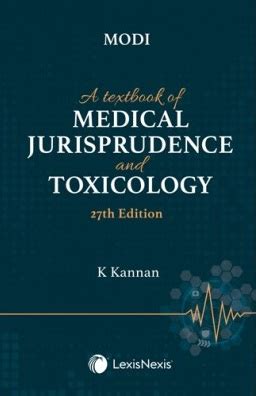 Medical Jurisprudence and Toxicology 7th Edition Reader